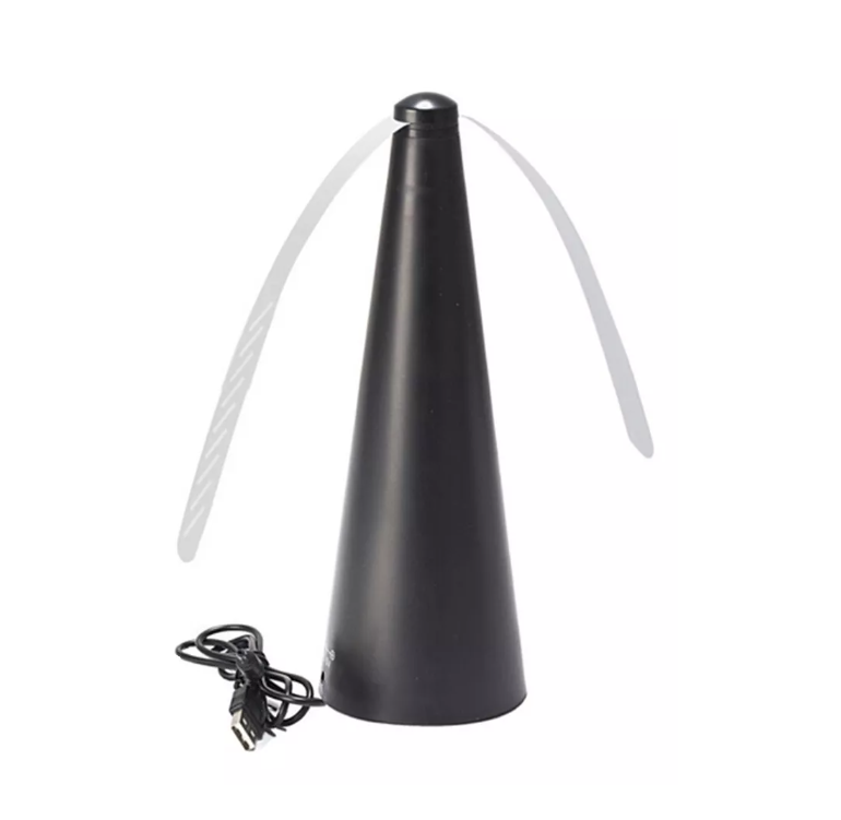 Ventilador Portátil Repelente de Moscas y Mosquitos – Seguro para Comidas al Aire Libre