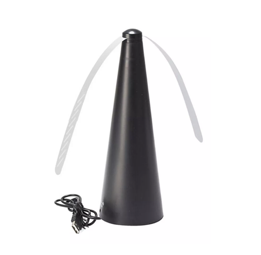 Ventilador Portátil Repelente de Moscas y Mosquitos – Seguro para Comidas al Aire Libre