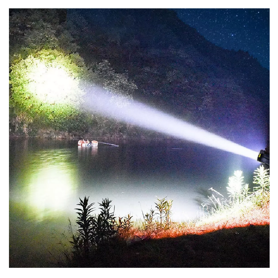 Lámpara Solar Recargable 8 LEDs COB | USB + Solar, Ultra Brillante, Impermeable